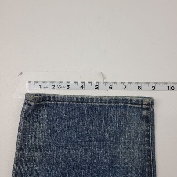 7 for all mankind carsen straight leg jeans 40x35 mens denim blue 3794 - Picture 8 of 12